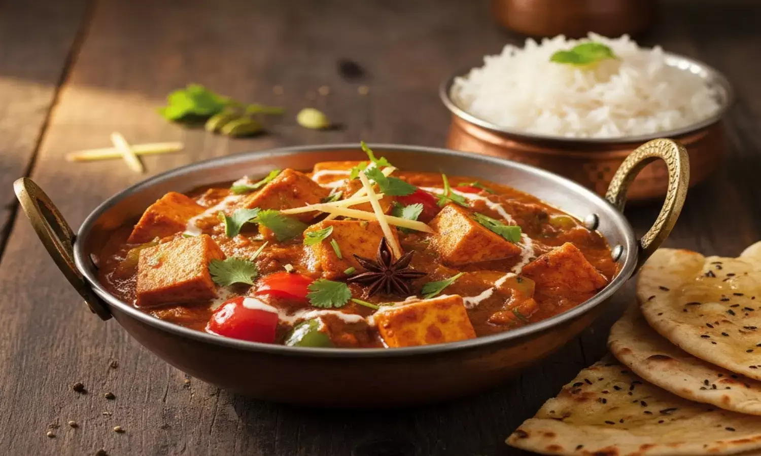 how to make dhaba style kadai paneer masala