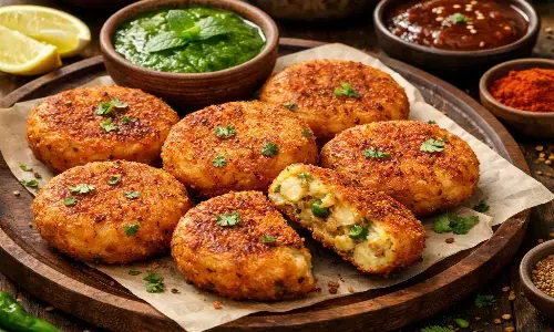 how to make masala Aloo tikki recipe at home