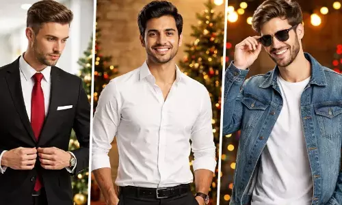 क्रिसमस पार्टी लुक