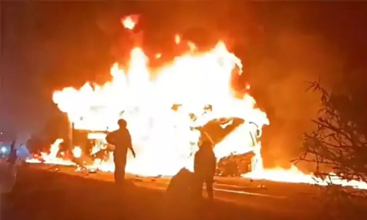 Karnataka Bus fire Accident