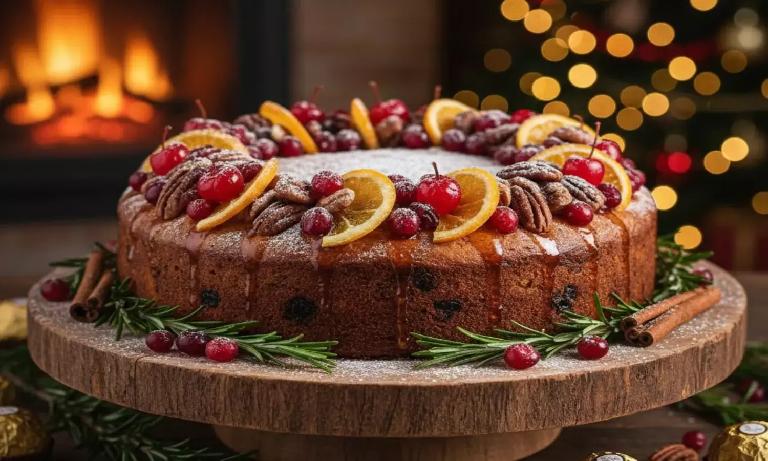 how to make christmas cake