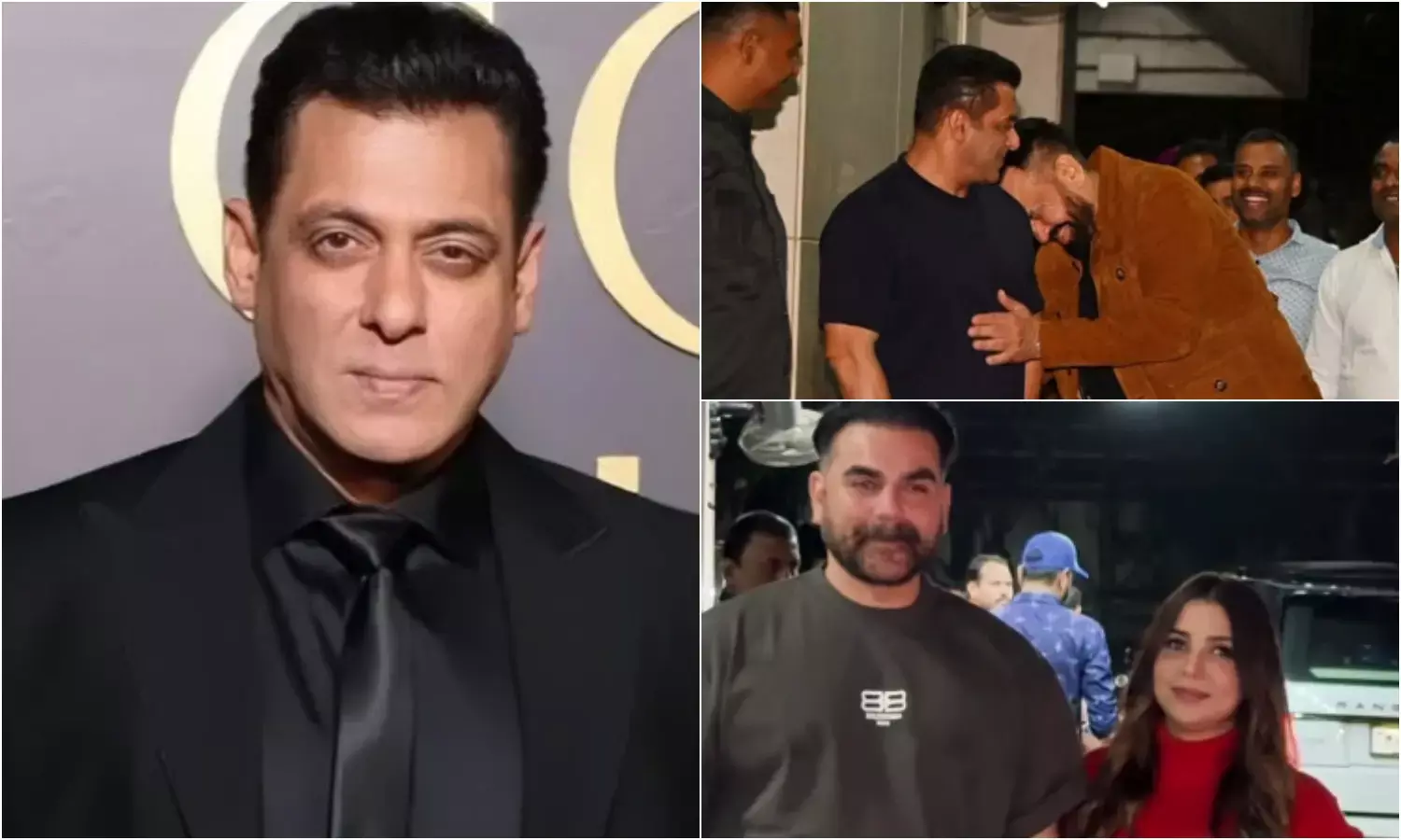 अरबाज़-शूरा की एनिवर्सरी पार्टी में सलमान खान मस्ती भरे मूड में नजर आए।