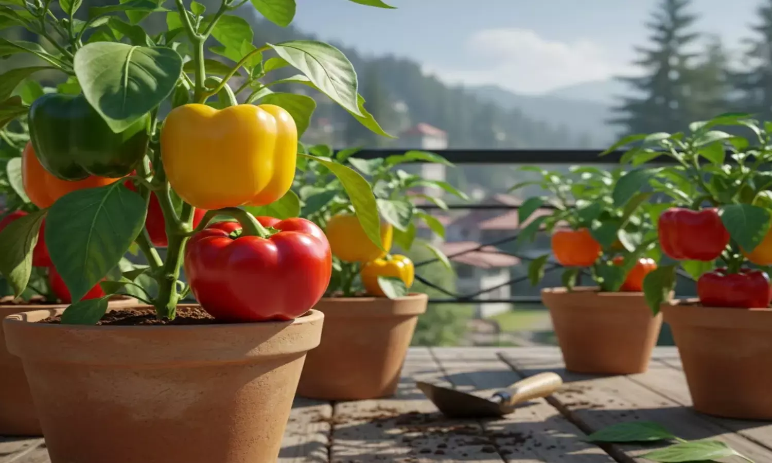 how to plant capsicum in a pot