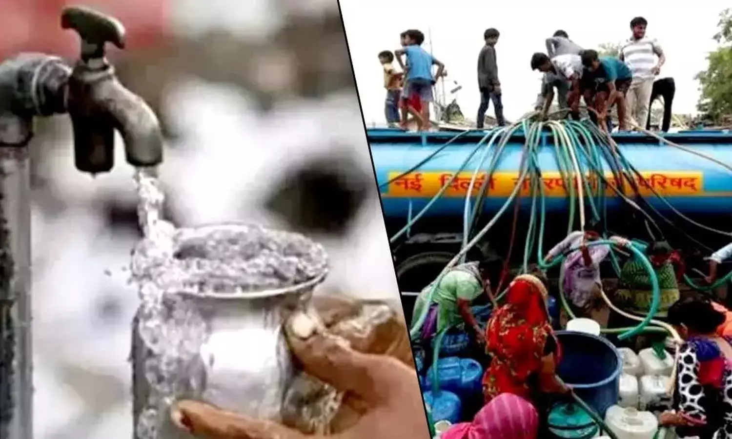 water shortage in posh areas of delhi