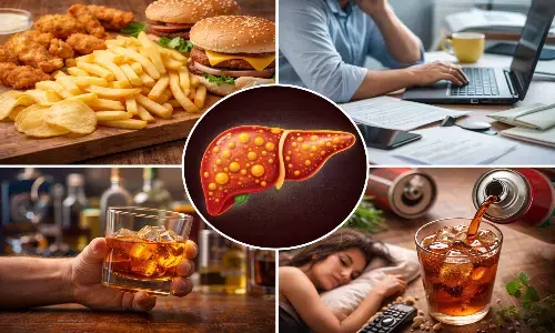 fatty liver causes five bad habits