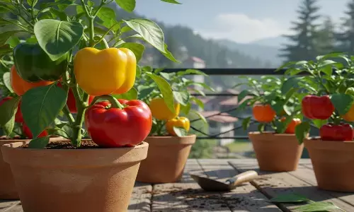 how to plant capsicum in a pot