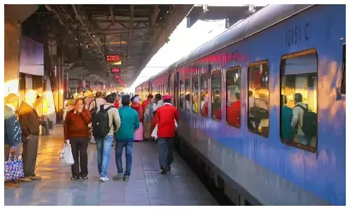 indian railways stocks high