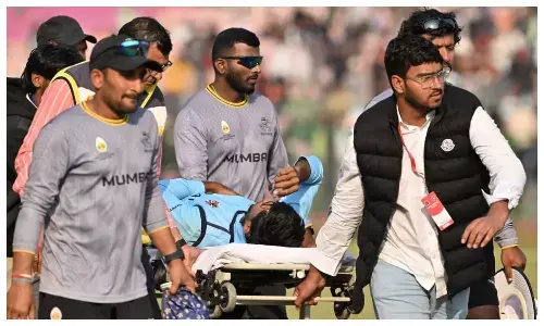Angkrish Raghuvanshi Injured mumbai vs uttarakhand