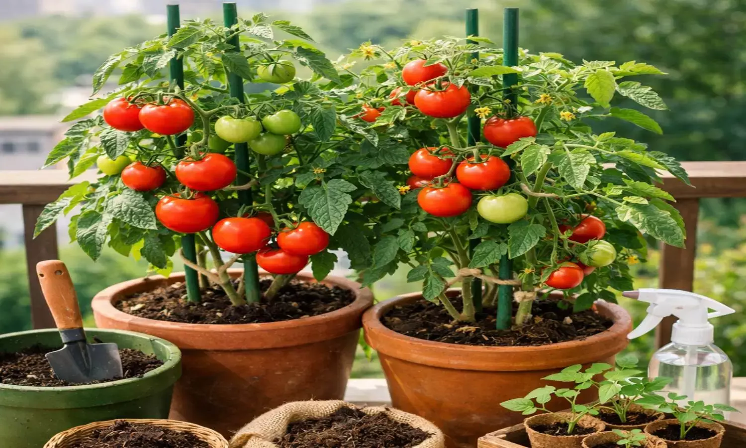 how to plant tomato in a pot at home