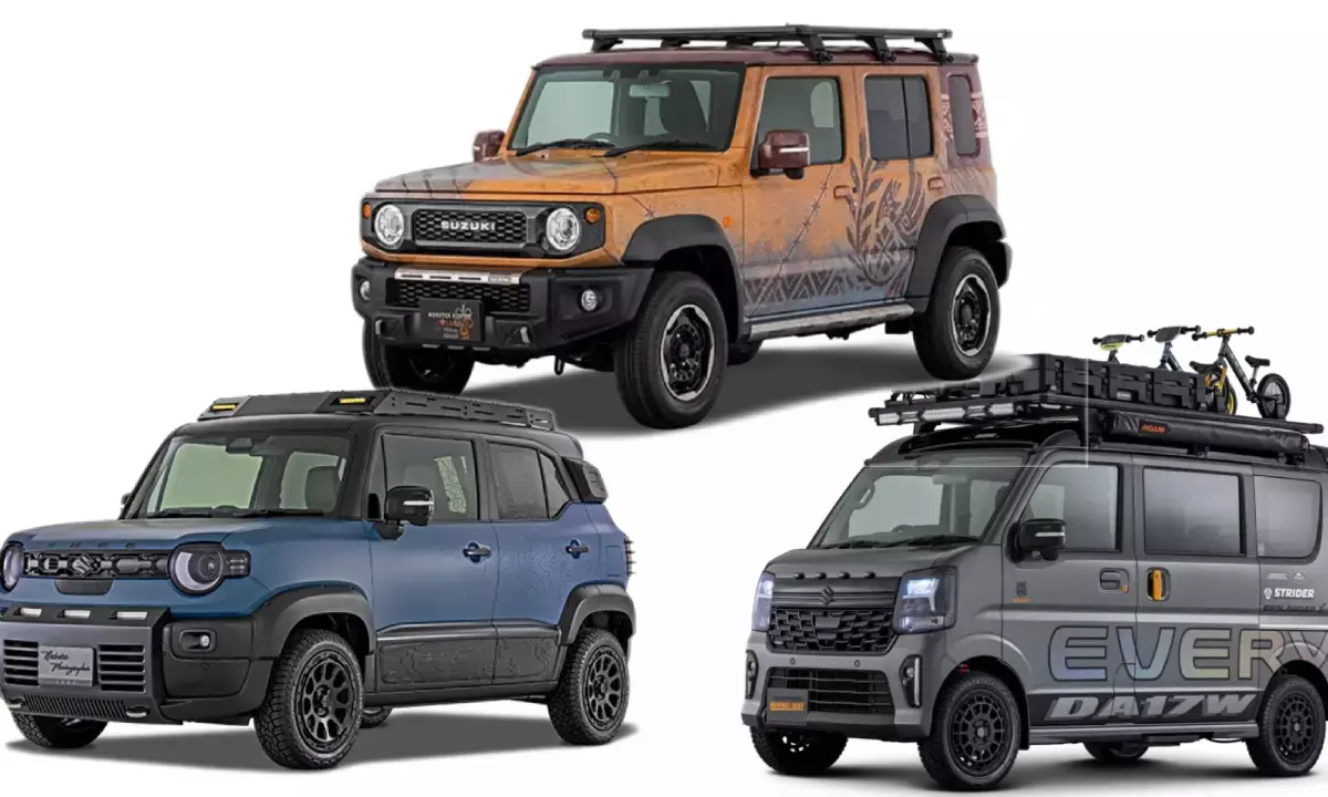 कंपनी ने टोक्यो ऑटो सैलून में दिखाईं अपनी कई सारी कार, इसमें एडवेंचर वाले कई मॉडल कंपनी ने टोक्यो ऑटो सैलून में दिखाईं अपनी कई सारी कार, इसमें एडवेंचर वाले कई मॉडल