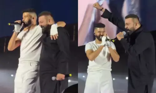 एपी ढिल्लों के मुंबई कॉन्सर्ट में संजय दत्त शामिल हुए