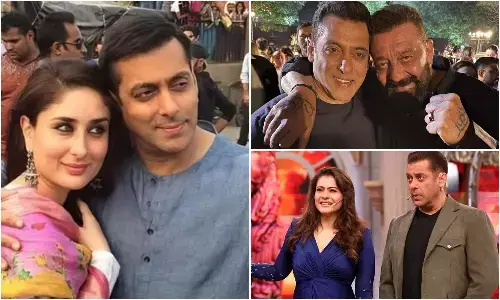 सलमान खान के 60वें जन्मदिन पर बॉलीवुड सितारों ने सोशल मीडिया पर बधाई दी।