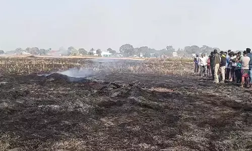 जिंदा जली महिला : खेत में पराली जलाने समय आग की चपेट में आने से हुई मौत, जांच में जुटी पुलिस