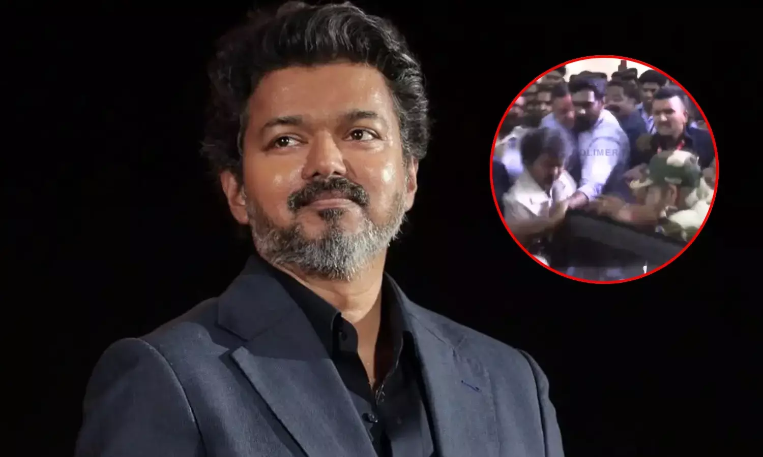 चेन्नई एयरपोर्ट पर फैंस की भीड़ में घिरे थलापति विजय, कार में बैठने से पहले लड़खड़ाए; वीडियो वायरल