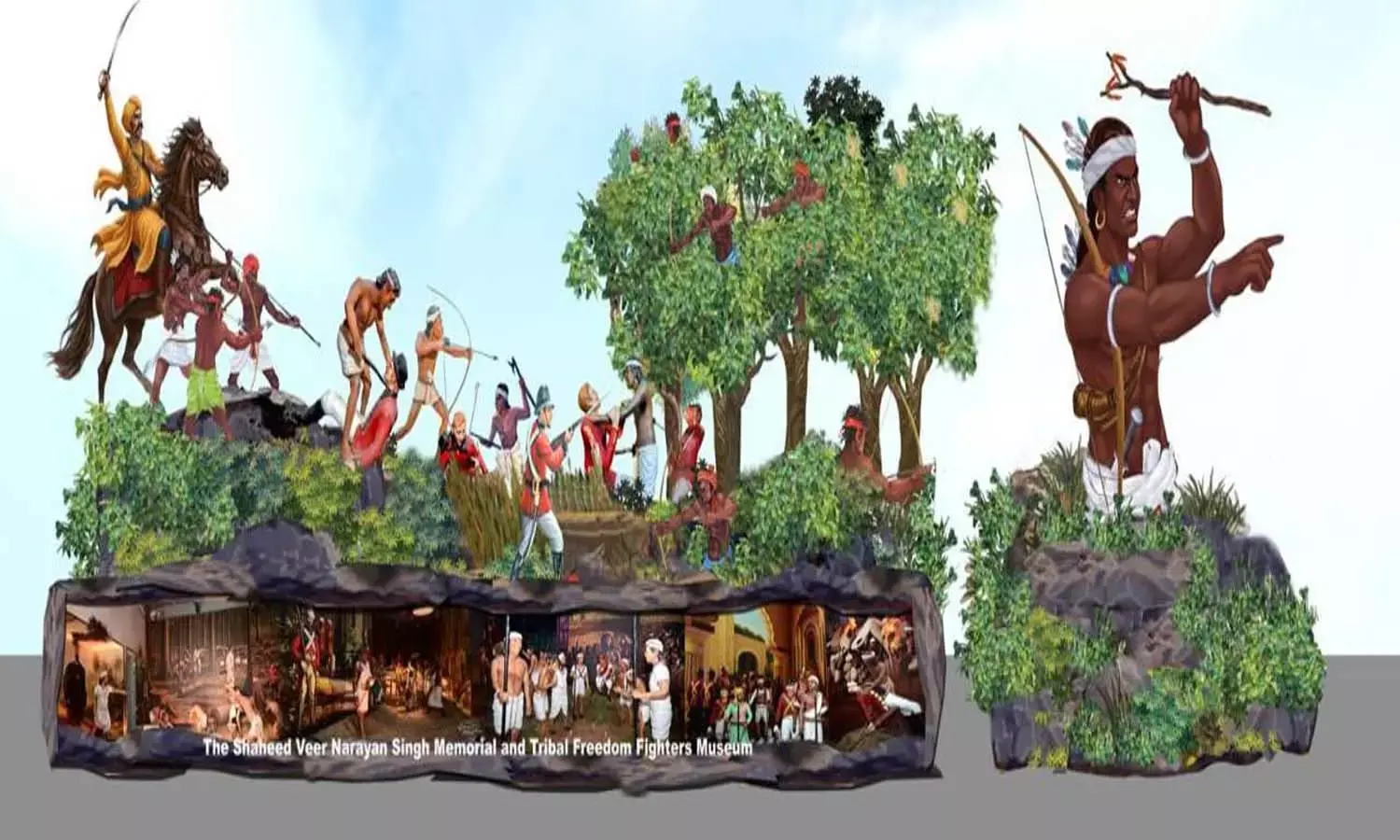 गणतंत्र दिवस के लिए छत्तीसगढ़ की झांकी का चयन : कर्तव्य पथ पर दिखेगा जनजातीय वीर नायकों को समर्पित देश का पहला डिजिटल संग्रहालय