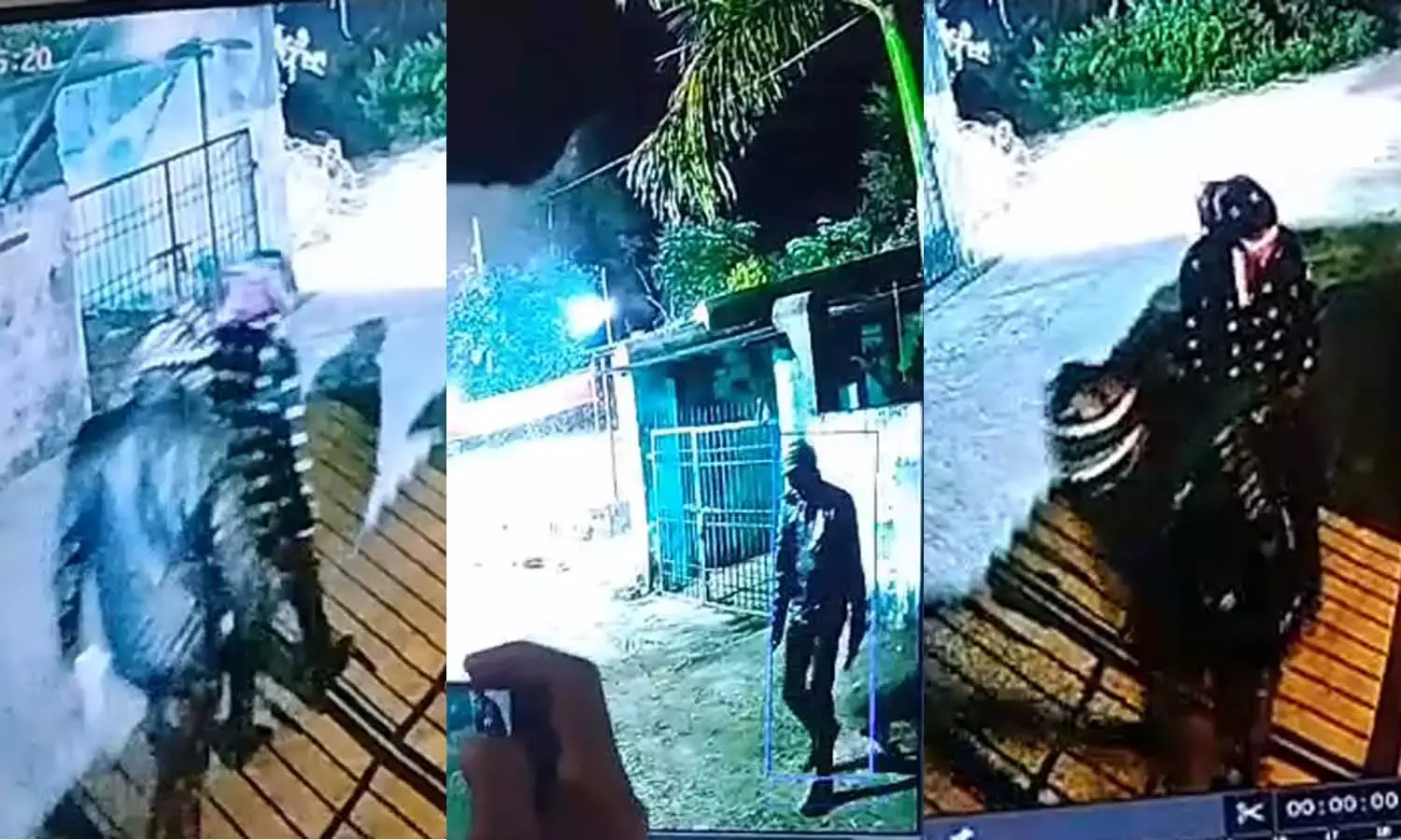 दो सूने मकानों में नकाबपोश चोरों का धावा