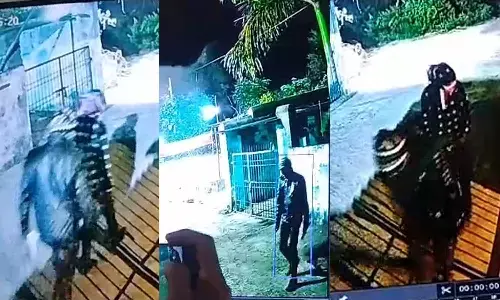 दो सूने मकानों में नकाबपोश चोरों का धावा