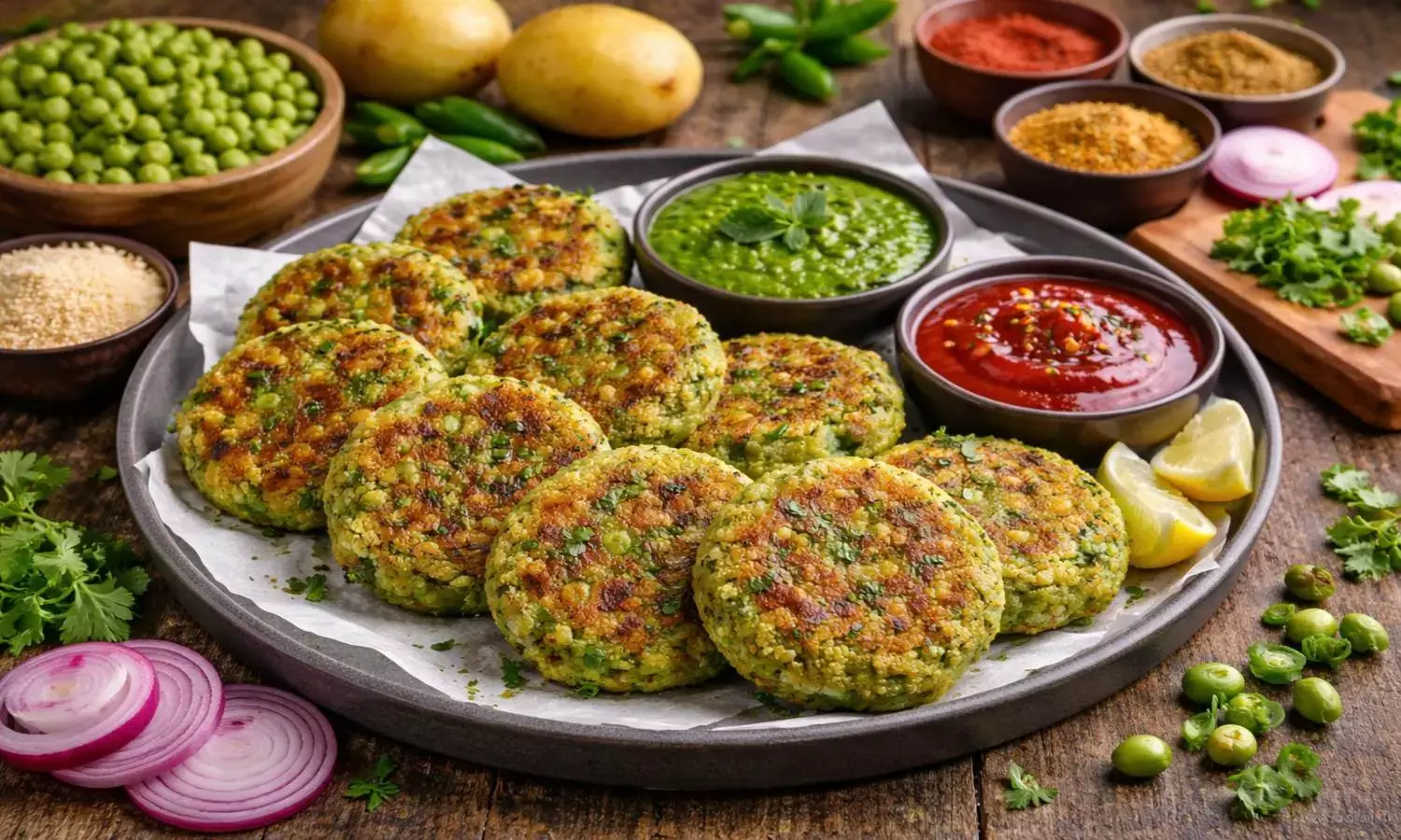 how to make green chana cutlet