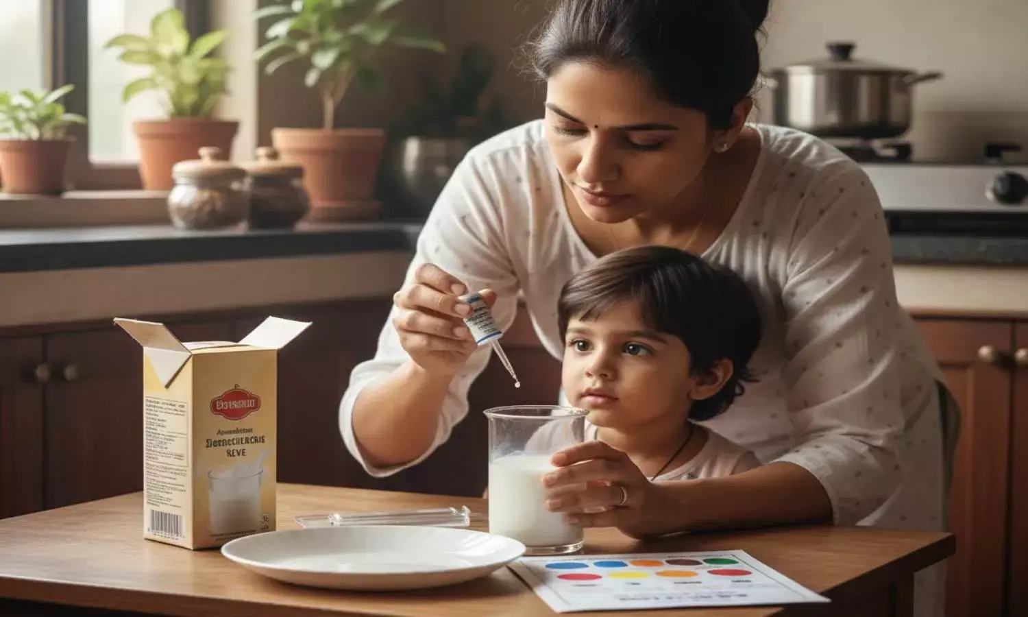 How to check packet milk purity at home