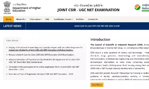 CSIR NET December Answer Key 2025