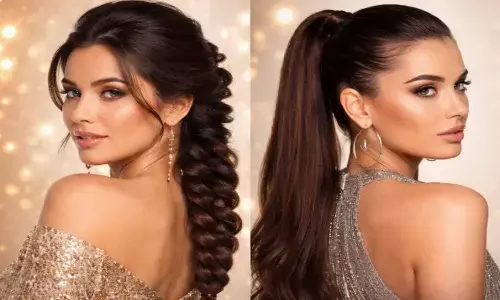 पार्टी हेेयरस्टाइल