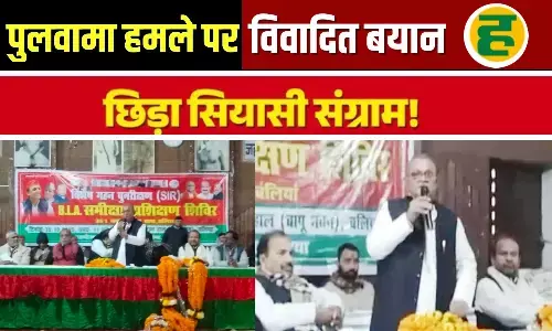 सपा सांसद सनातन पांडे ने पुलवामा हमले को बताया भाजपा की साजिश