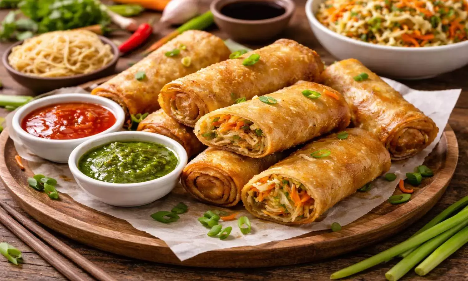 how to make veg spring rolls recipe