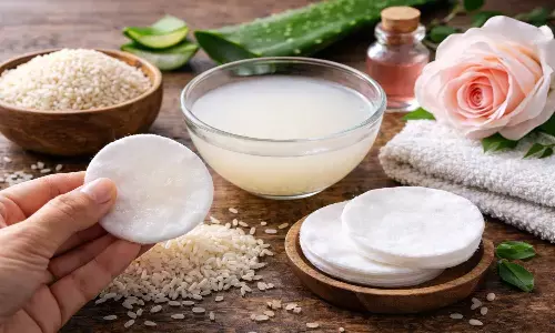 rice water skin care tips in hindi