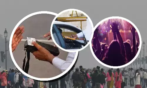 Delhi Police issued 10,000 challans on New Year Day
