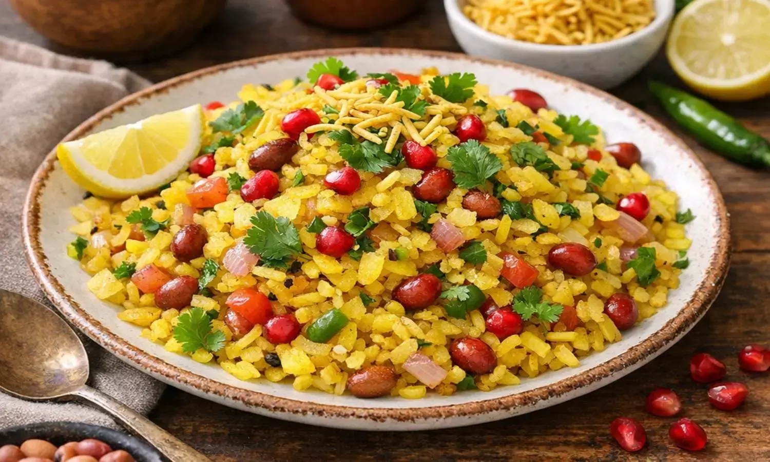 how to make khatta meetha poha recipe in hindi