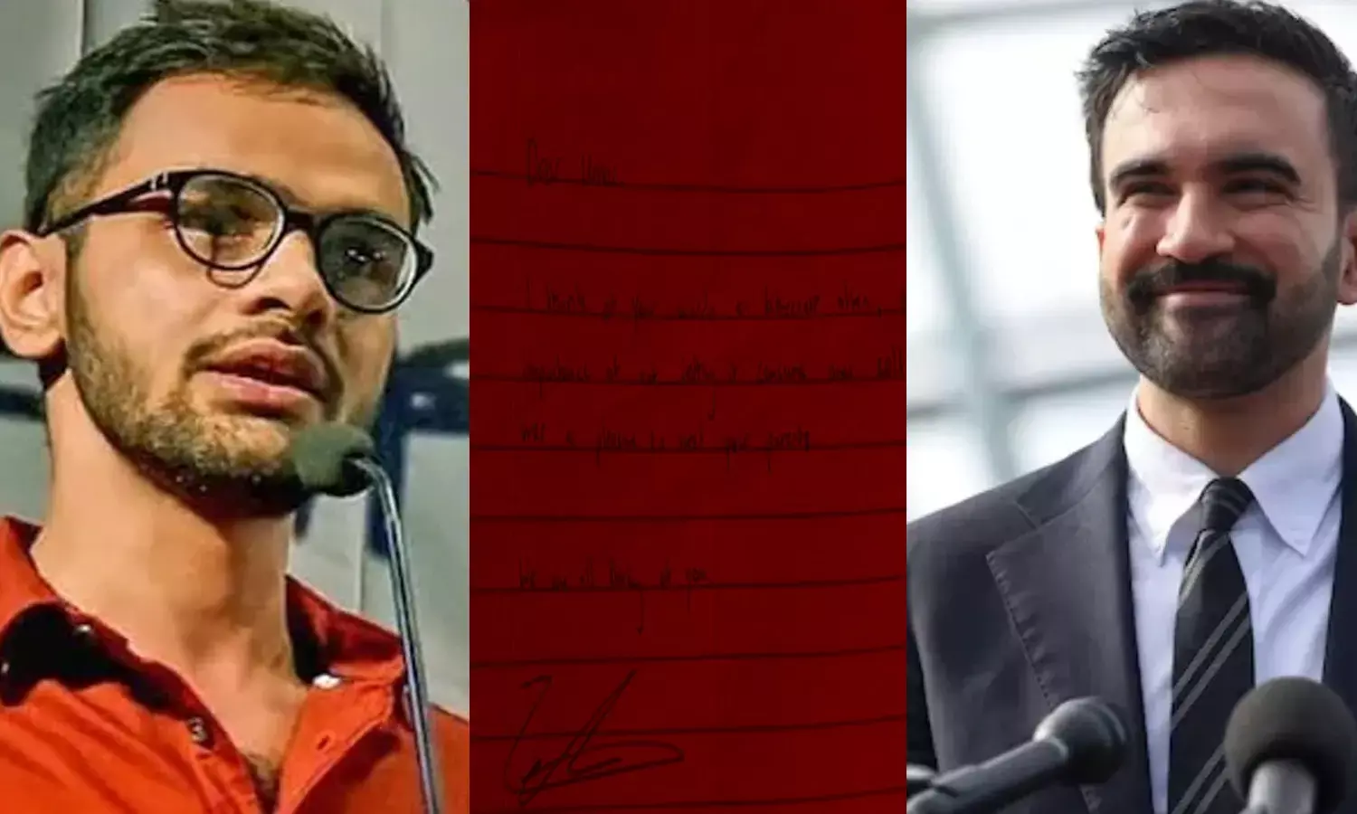 Omar Khalid received a letter from the Mayor of New York