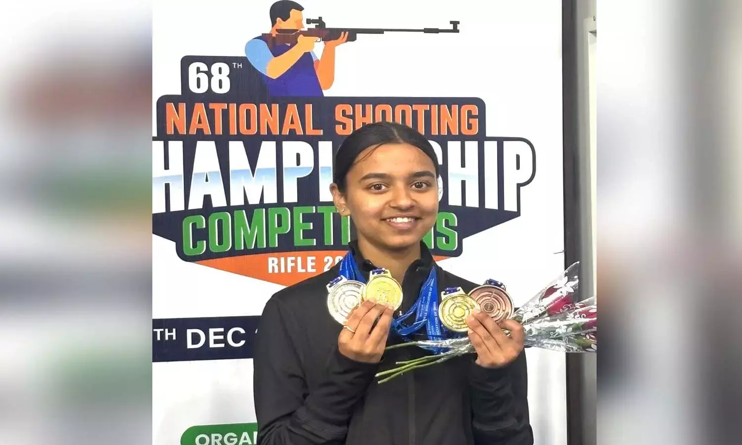 break record with four medal break record with four medal