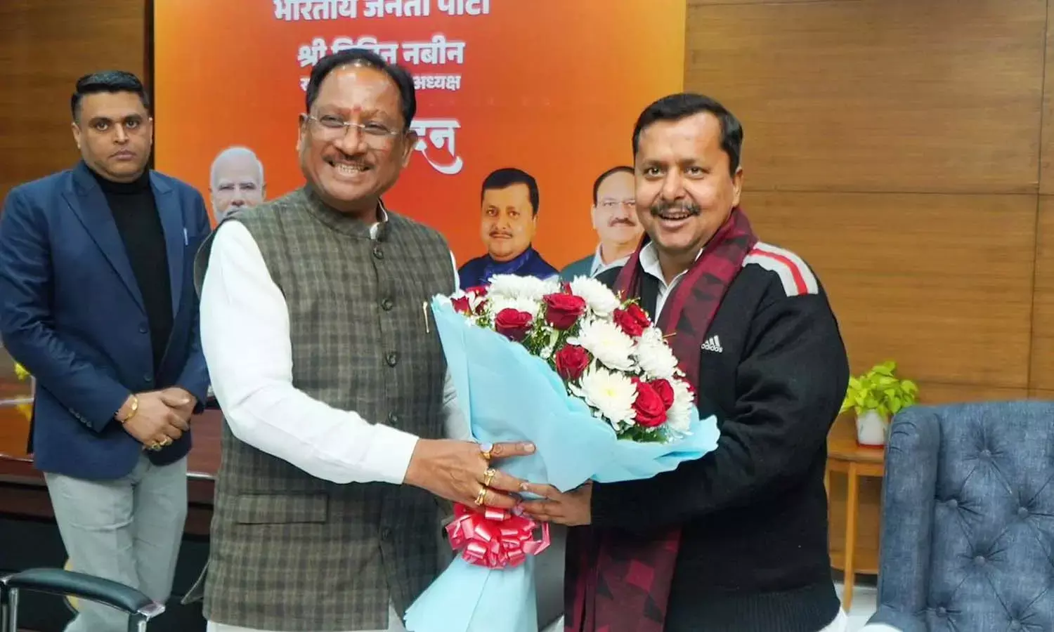 मुख्यमंत्री विष्णु देव साय और नितिन नबीन मुख्यमंत्री विष्णु देव साय और नितिन नबीन