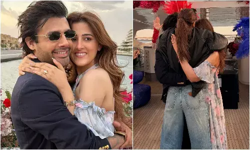 नुपुर सैनन और स्टेबिन बेन ने सगाई की तस्वीरें इंस्टाग्राम पर शेयर कीं।