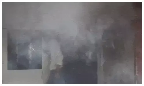 शॉर्ट सर्किट से घर में लगी आग, लाखों का सामान जलकर खाक