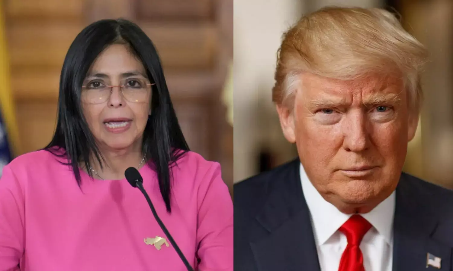 trump threat venezuela Interim President delcy rodriguez