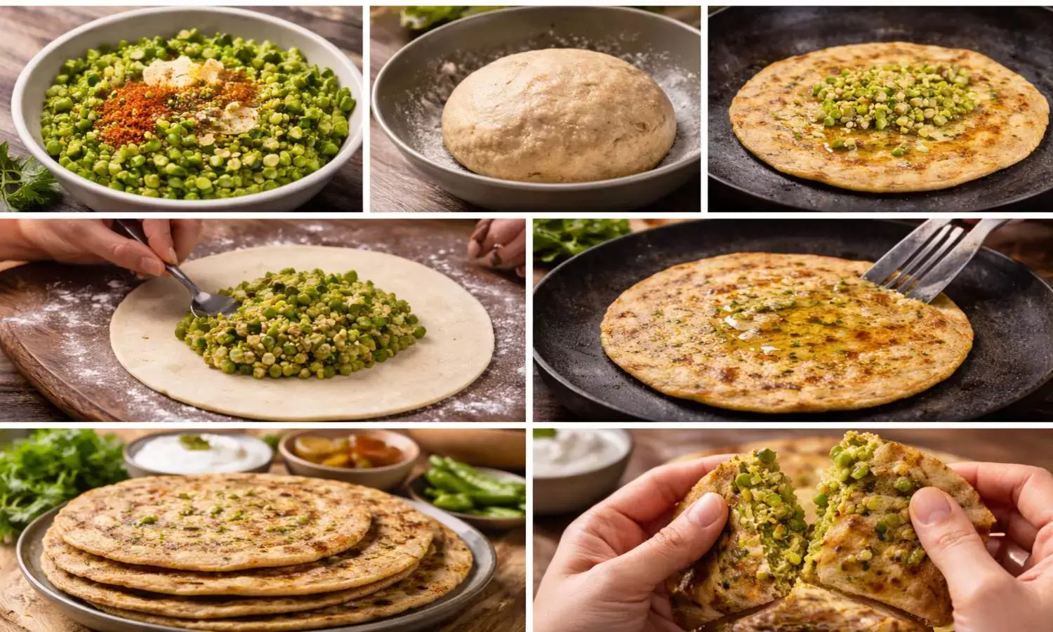 how to make matar paratha at home how to make matar paratha at home