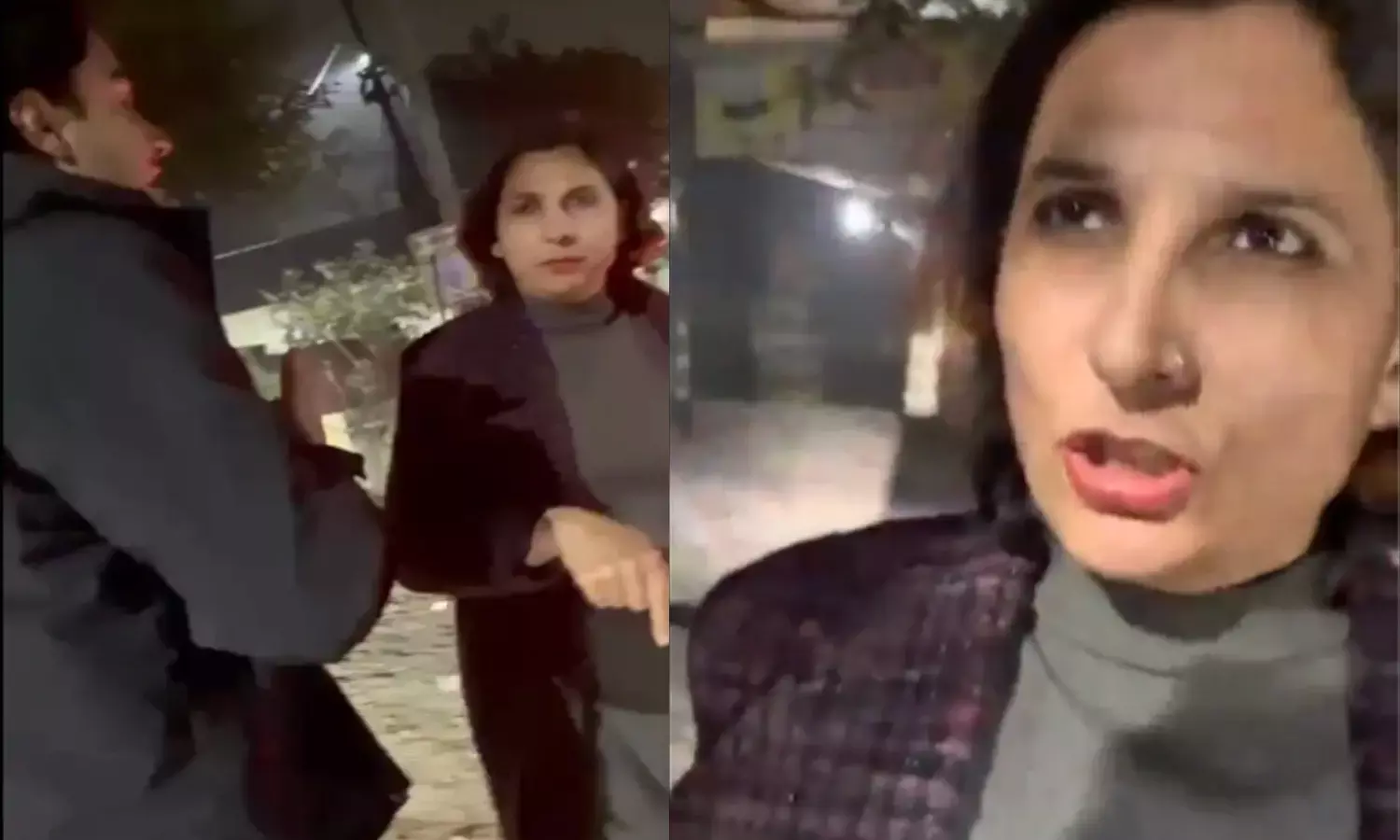 The woman publicly threatened people the video went viral