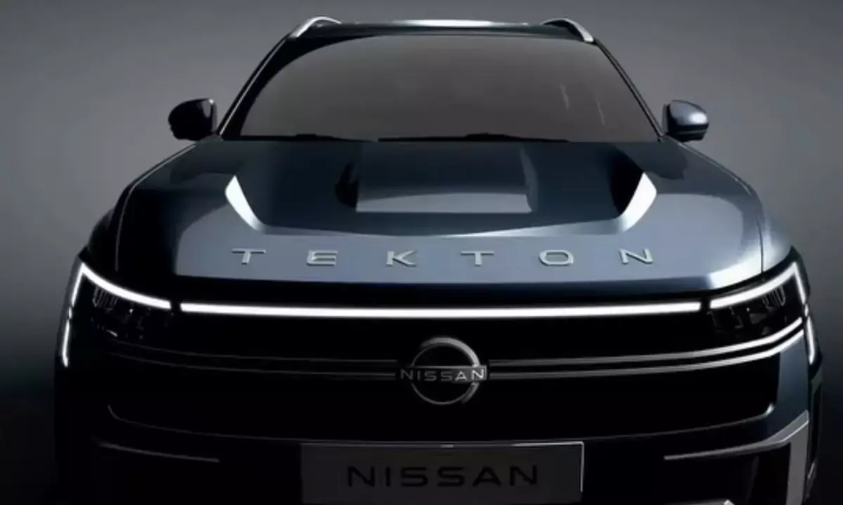 nissan-tekton-teased check design and features details