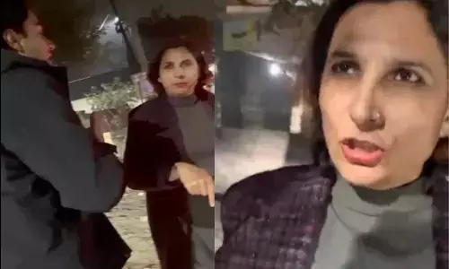The woman publicly threatened people the video went viral