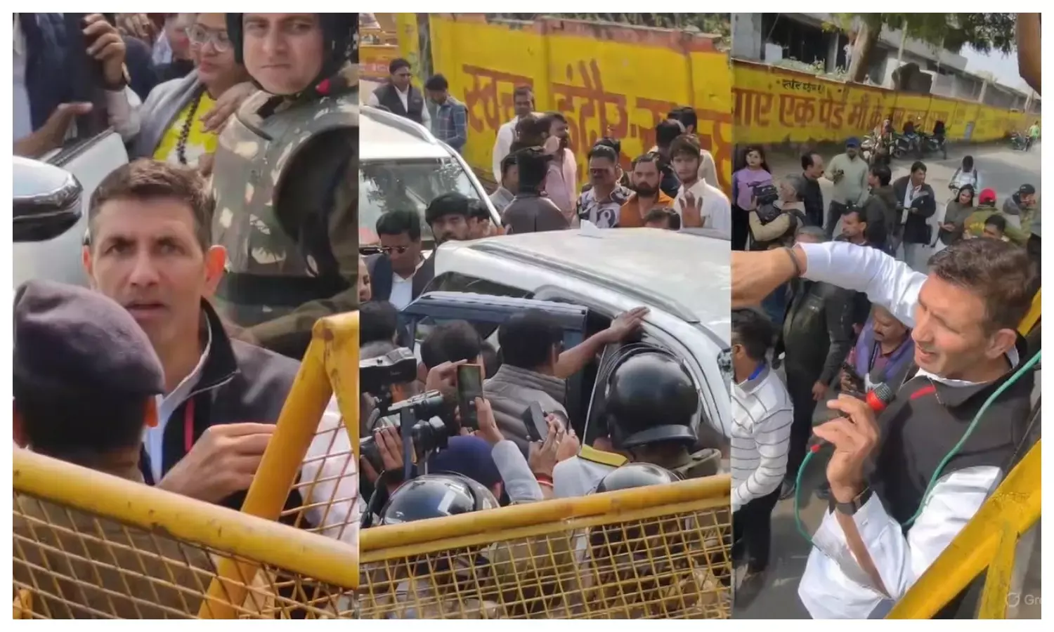 इंदौर में सड़कों पर उतरे कांग्रेस कार्यकर्ता, जल संकट में 17 लोगों की मौत पर जताई नाराजगी