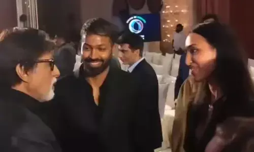 हार्दिक पंड्या ने अपनी गर्लफ्रेंड को अमिताभ बच्चन से मिलवाया