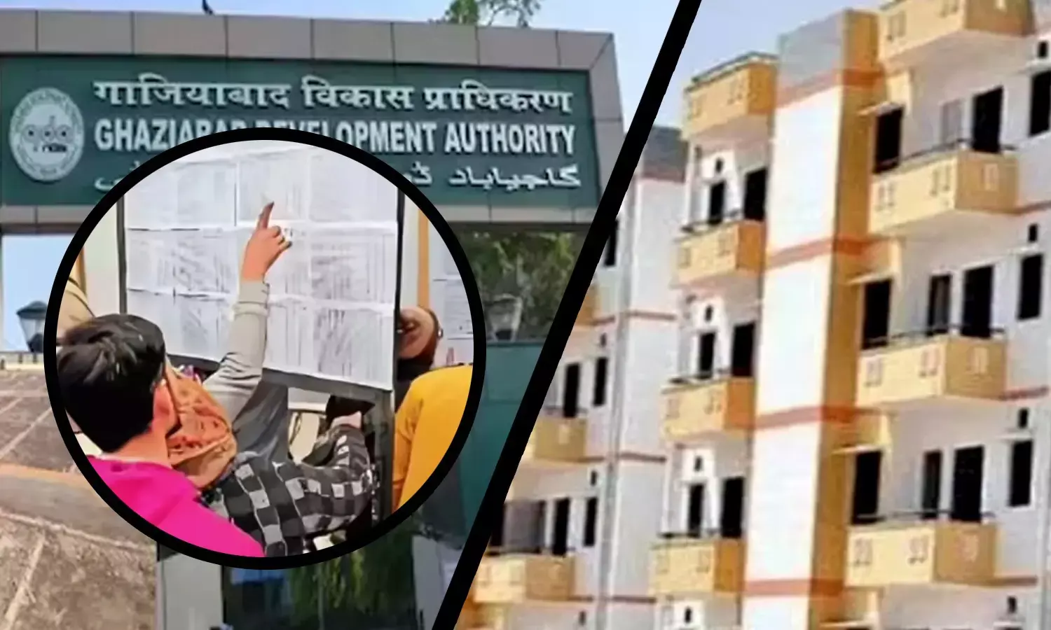 The GDA distributed 312 flats in Ghaziabad