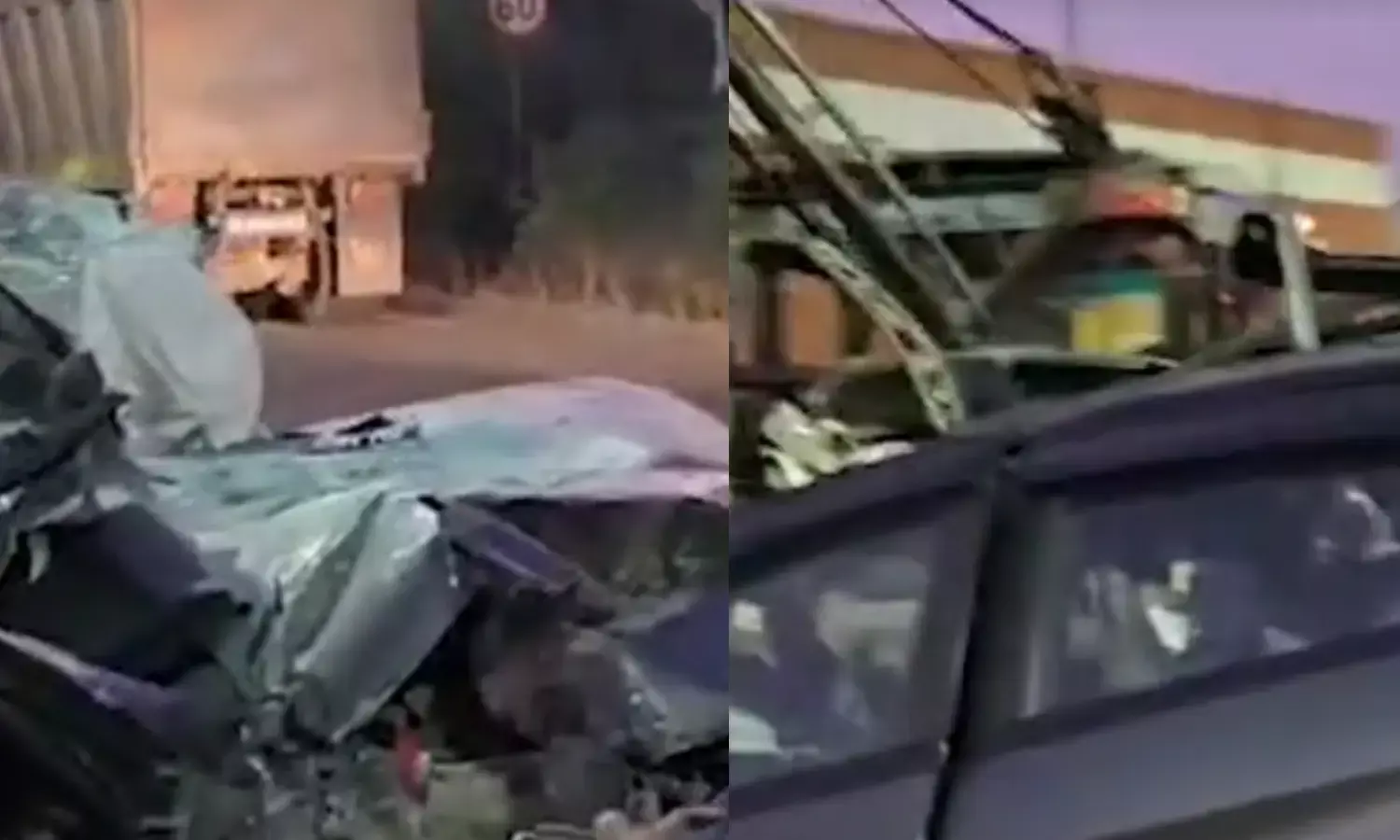 तेज रफ्तार कार ट्रक से टकराई, पूर्व मंत्री की बेटी समेत तीन की मौत