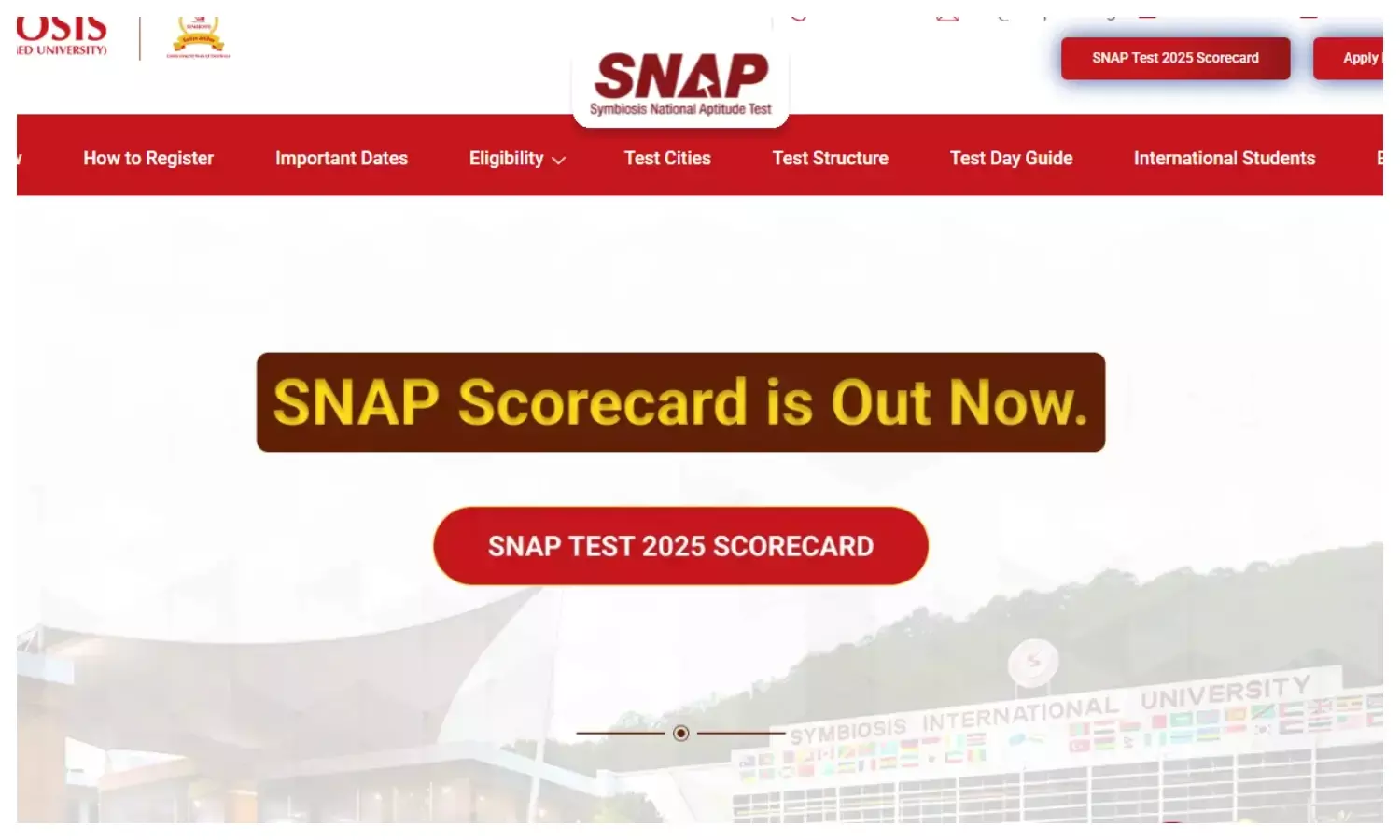 एसएनएपी का रिजल्ट जारी, ऐसे करें चेक