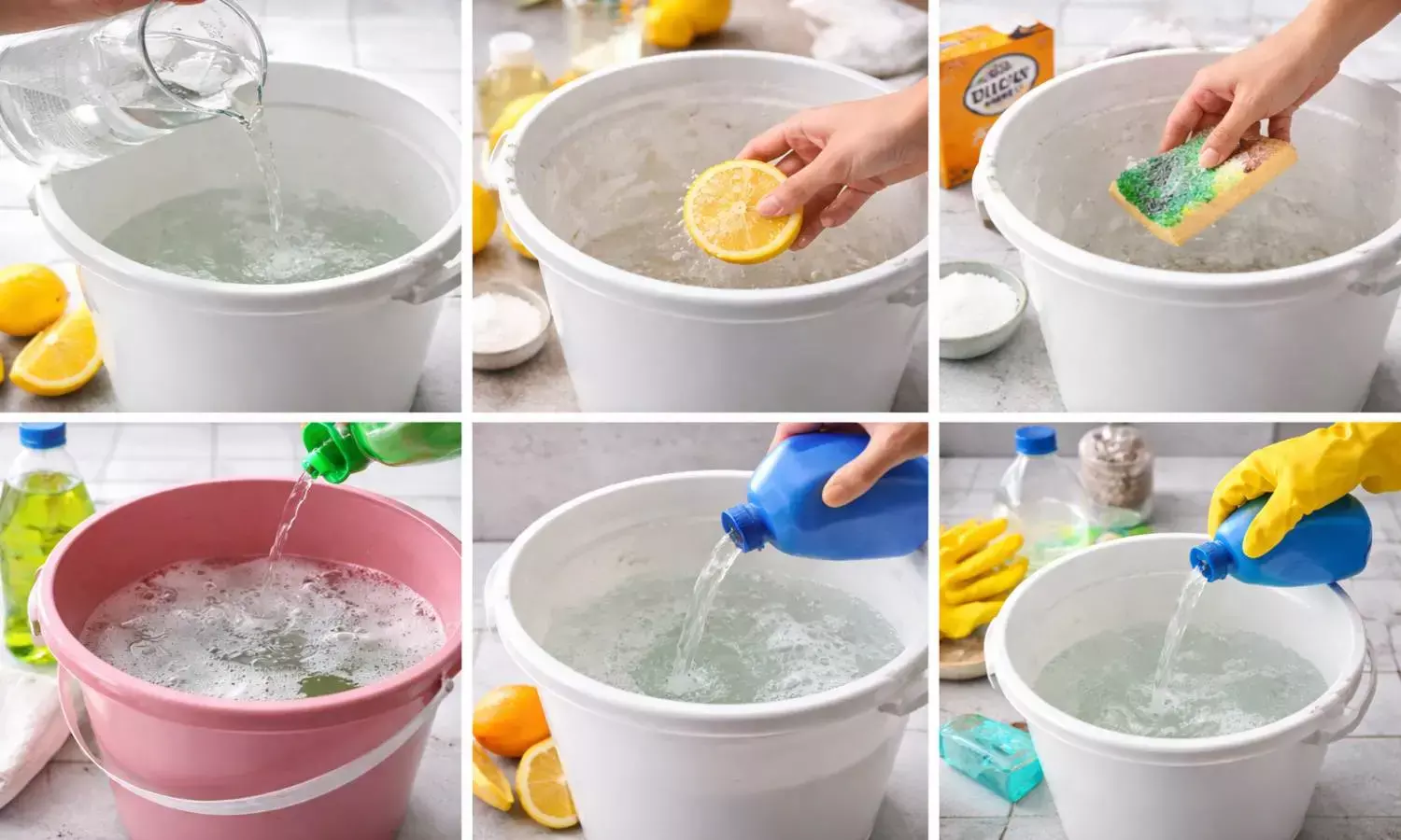 plastic bucket cleaning tips