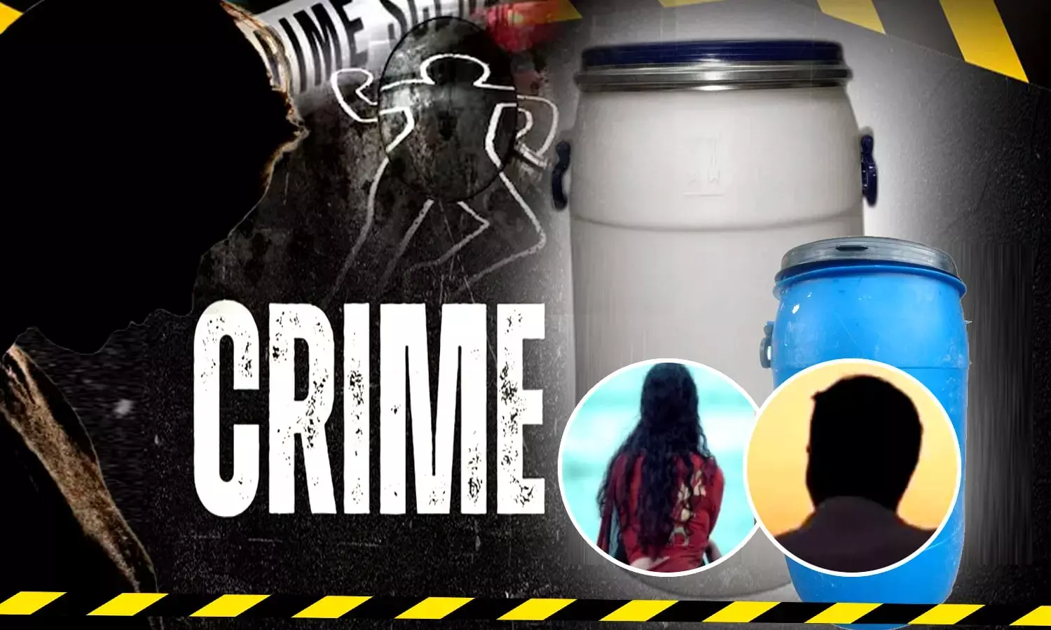 dead body found in white drum