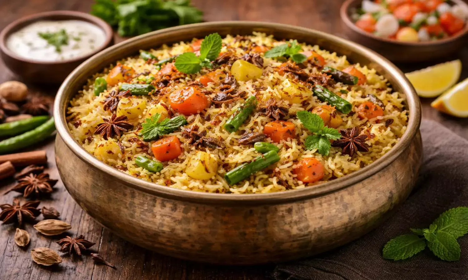 Hyderabadi Veg Biryani Recipe in hindi Hyderabadi Veg Biryani Recipe in hindi