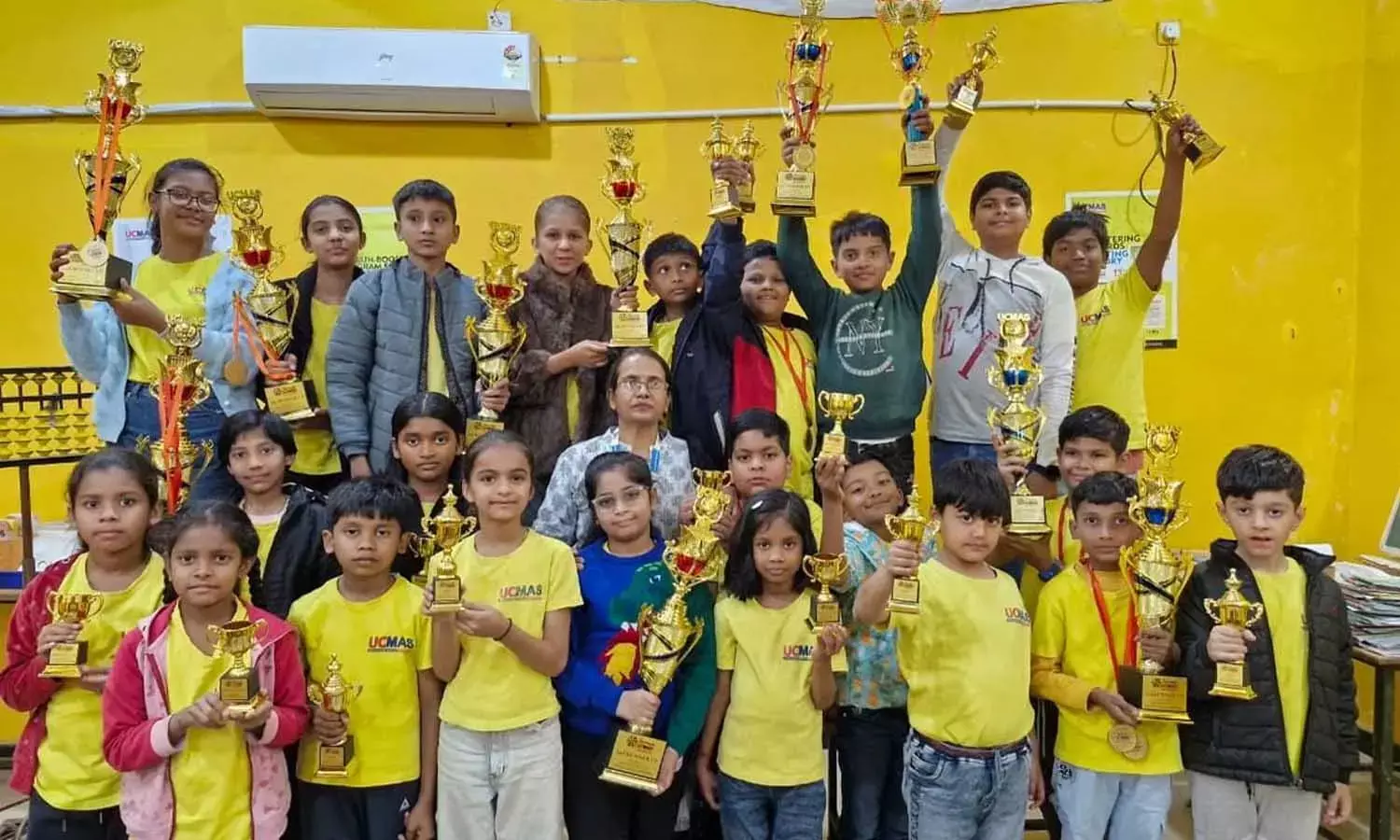 राज्य स्तरीय अबेकस प्रतियोगिता में शानदार प्रदर्शन