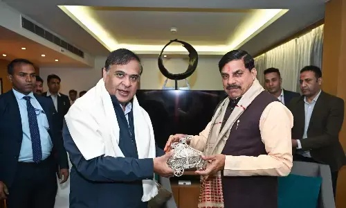 Assam MP Wildlife Exchange CM Mohan Yadav and Himanta Biswa Sarma